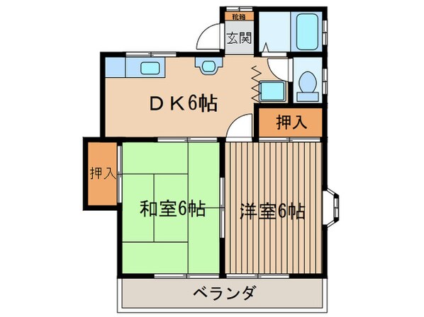 アイリスコーポの物件間取画像